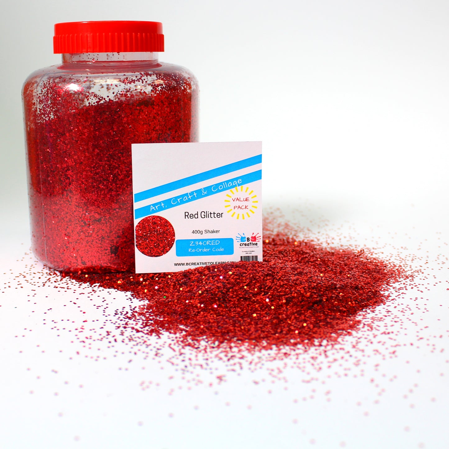 Glitter Shaker 400g Giant Double Sided Flakes Choose Colours