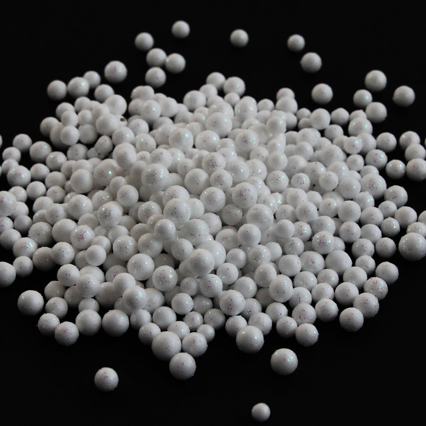 glitter snow balls