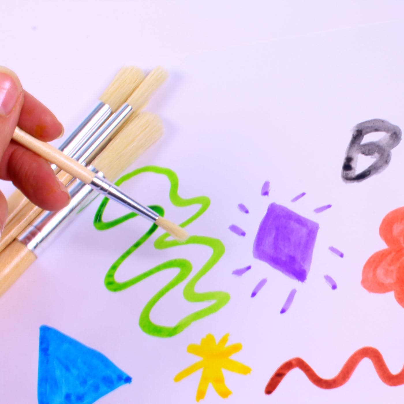 short handle paint brushes