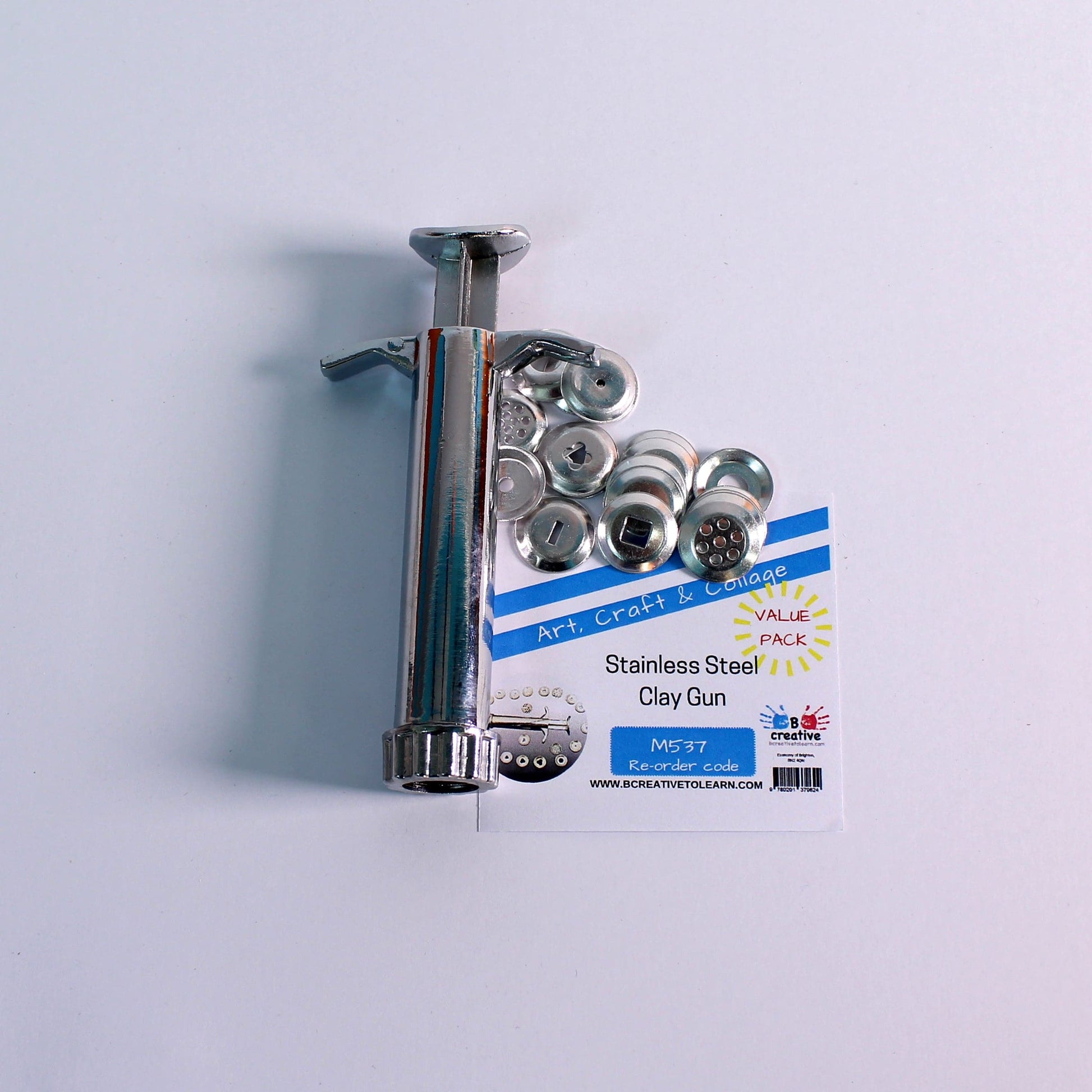 Stainless steel extruder gun