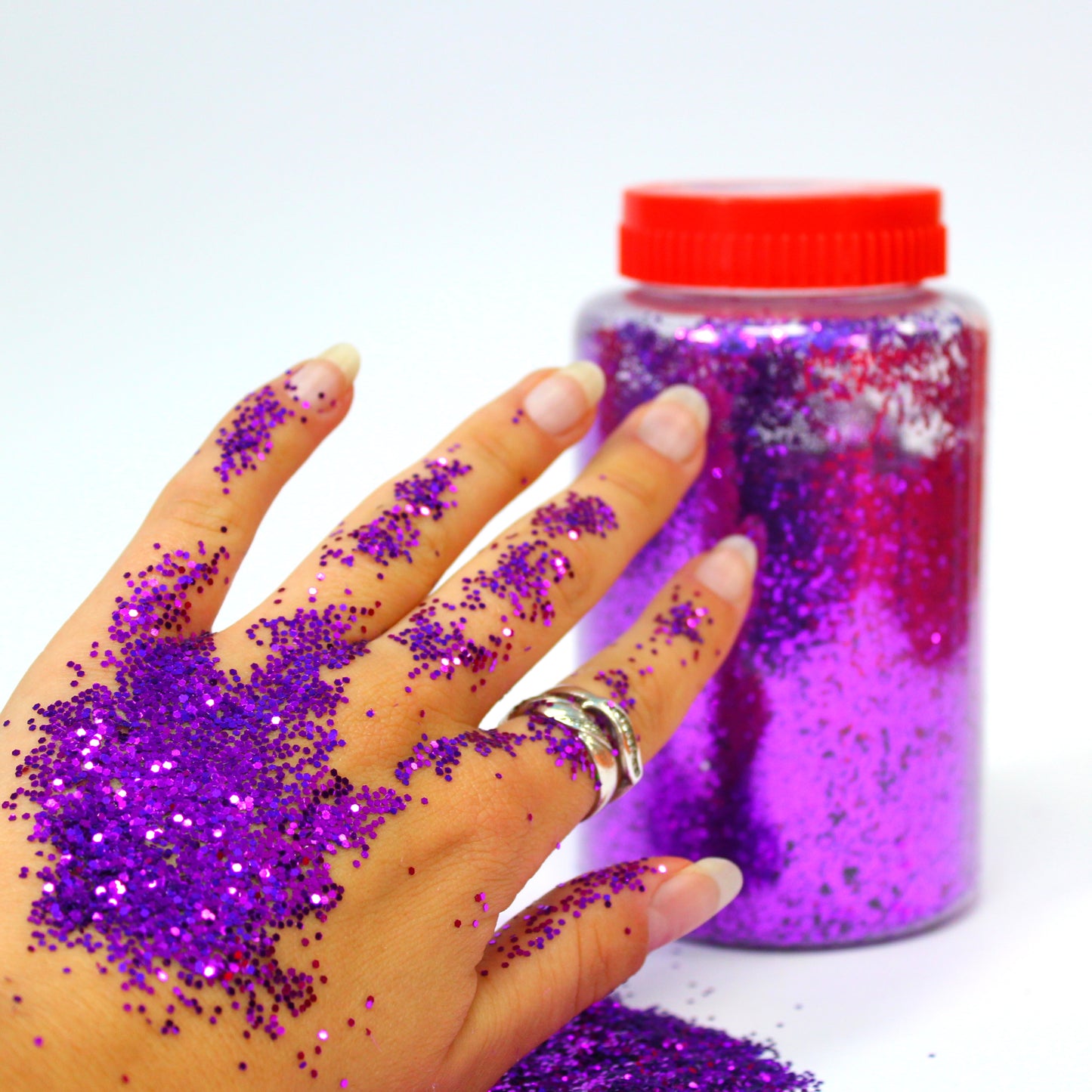 Glitter in shaker