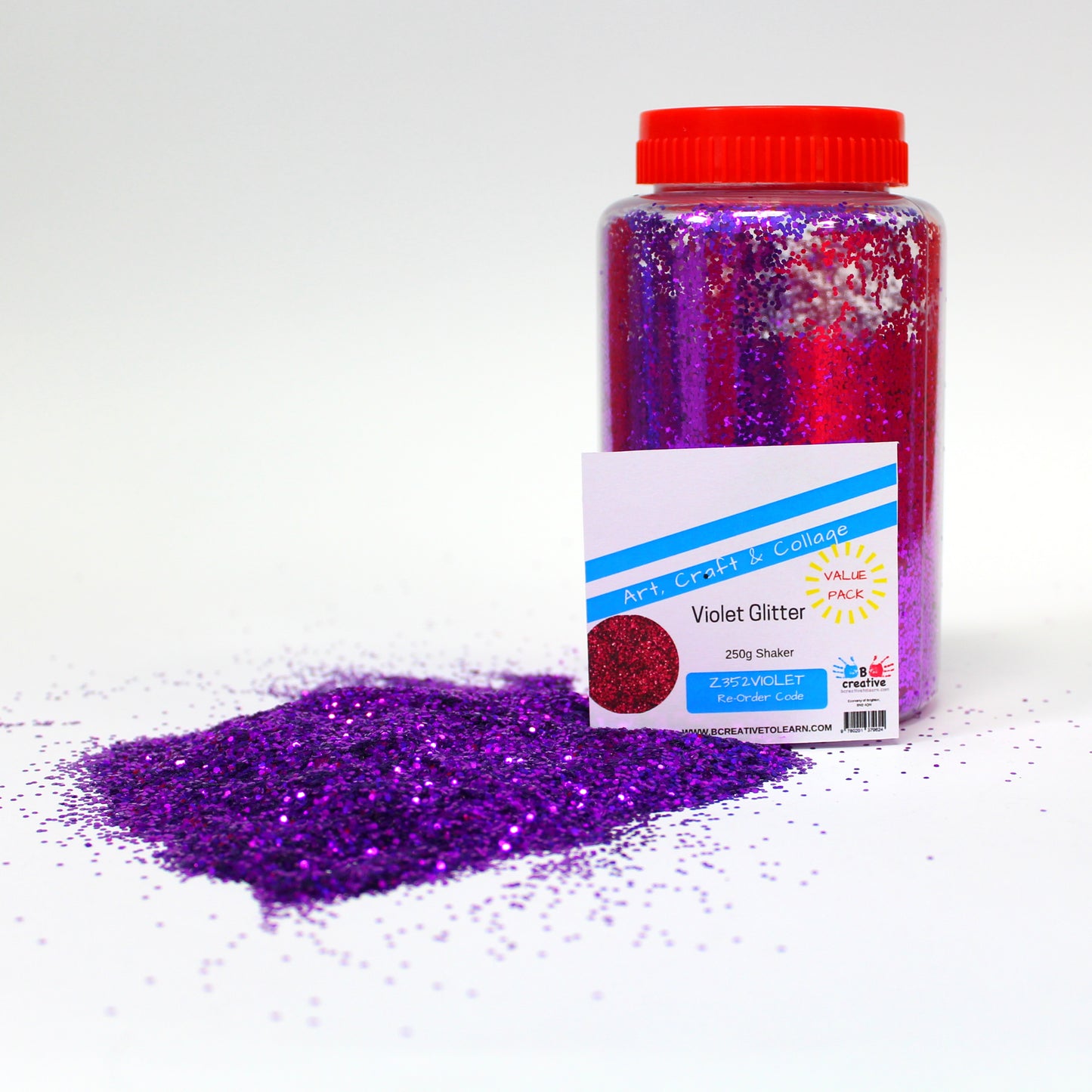 Glitter in shaker