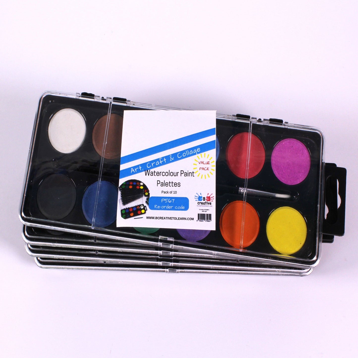 Watercolour Palettes and Brushes