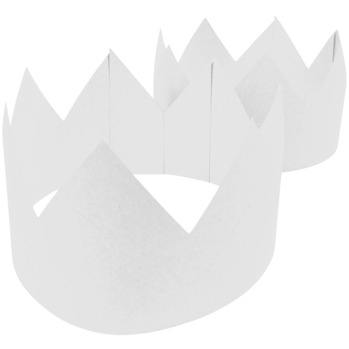 12 Make Your Own White Crown Party Hats