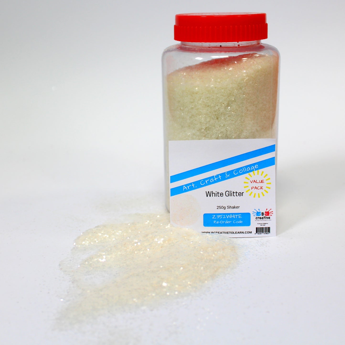 Glitter in shaker
