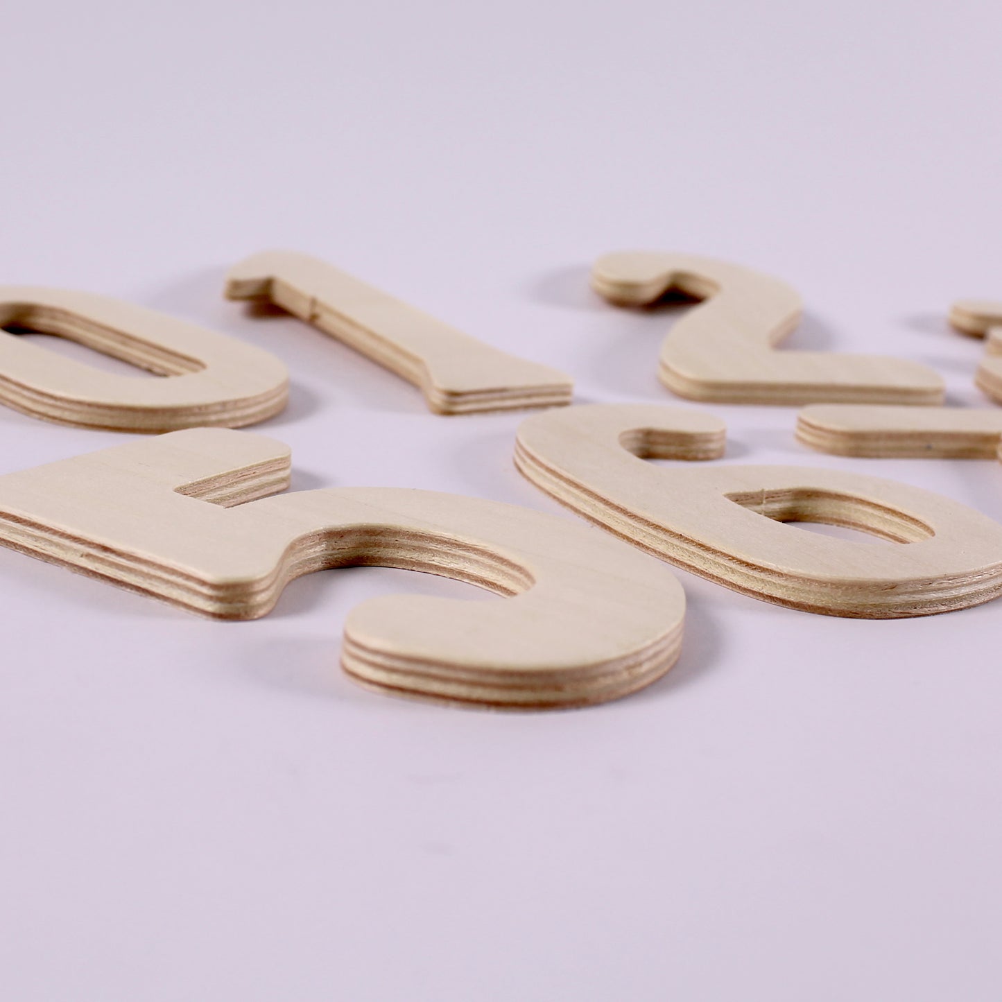 wooden numbers