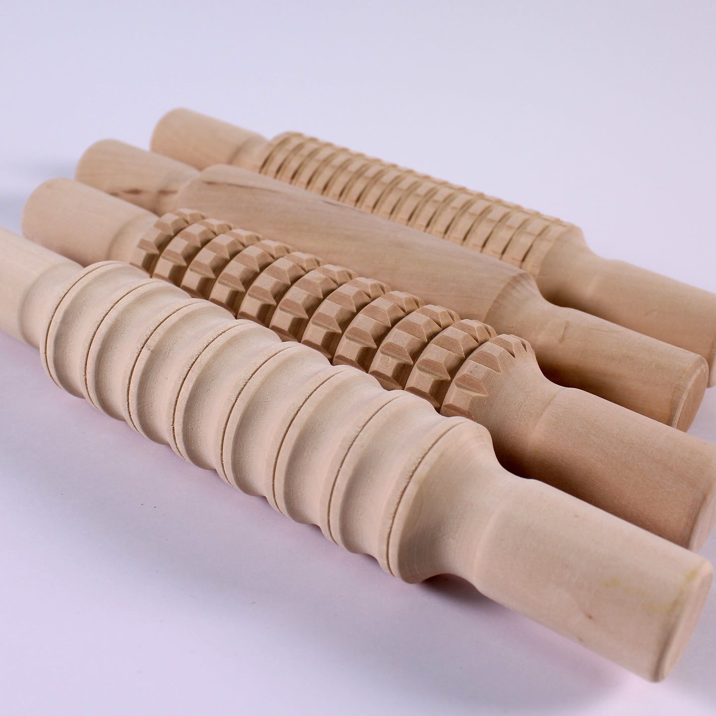 Wooden Patterned Rolling Pins
