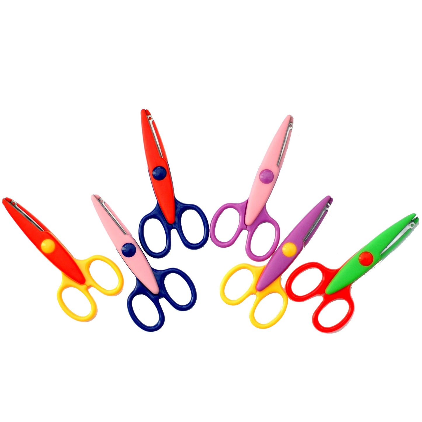 Crazy Cut Scissors Pack fo 6