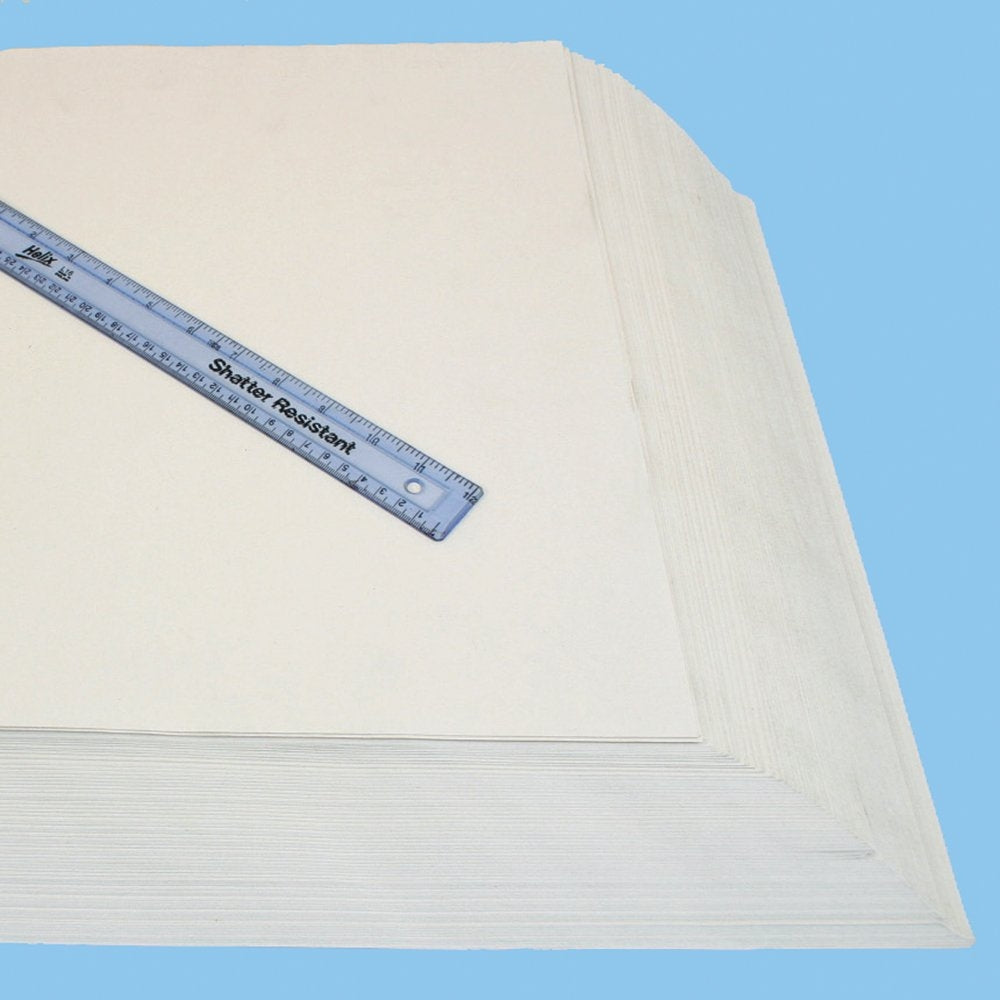 white sugar paper