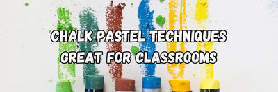 Chalk pastel projects for the classroom