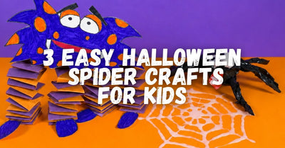 3 Easy Halloween Spider Crafts for Kids