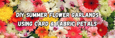 diy SUMMER FLOWER GARLAND