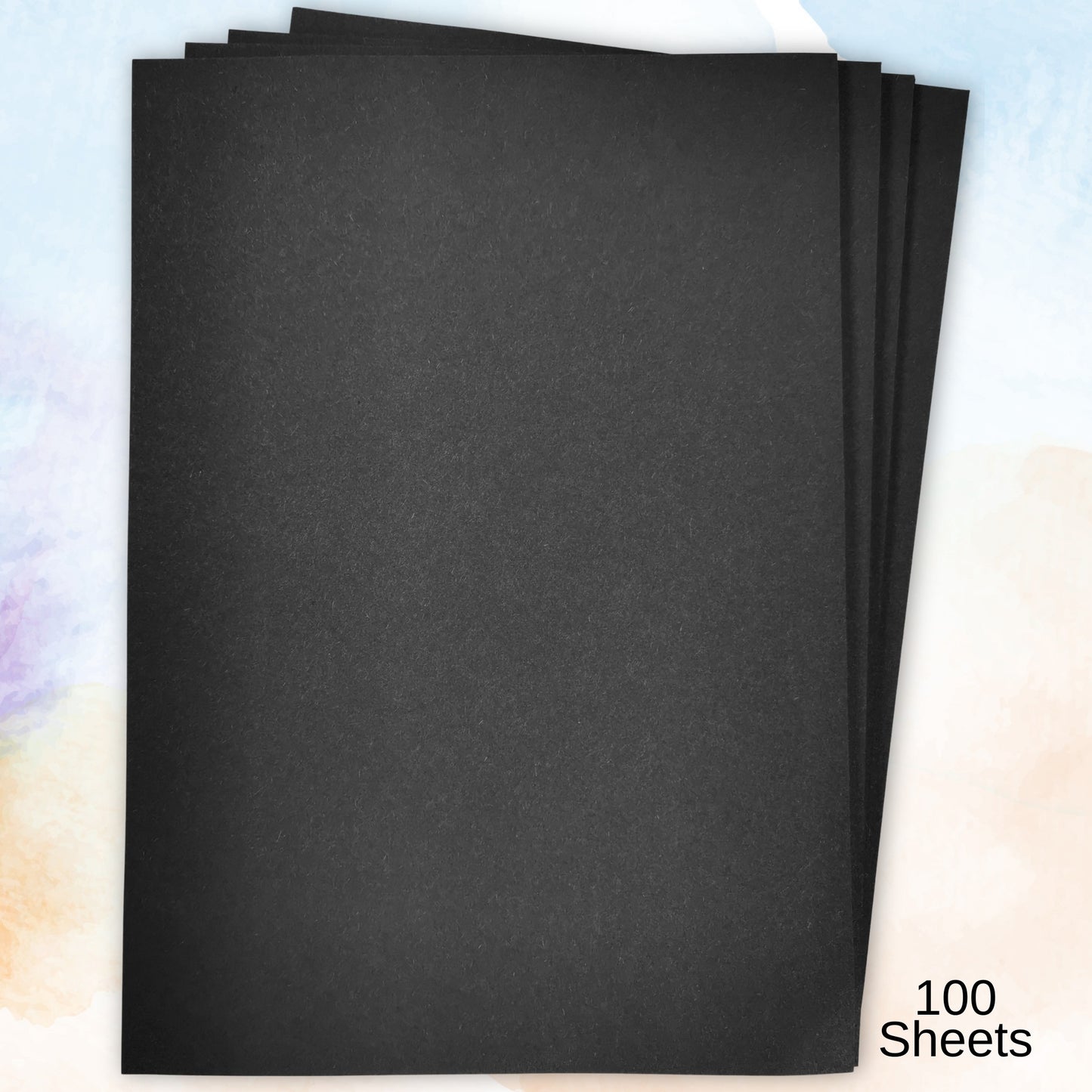 A2 Recycled Black Card 270gsm Choose Quantity