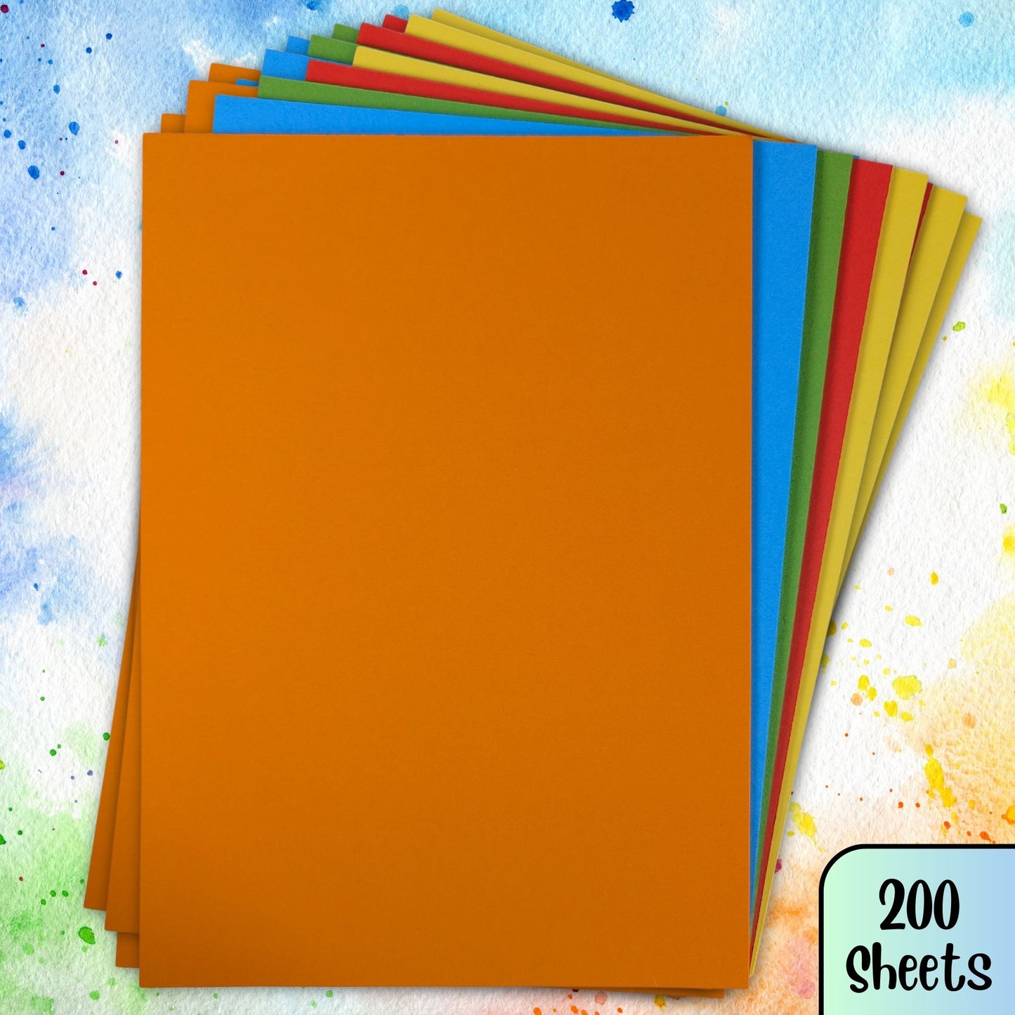 100% Recycled A4 Vivid Colour Card 180gsm Choose Quantity