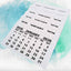 White Stitched Calendar Tabs Pads 2026