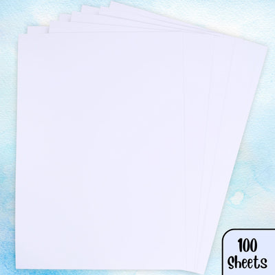 A4 Bright White Craft Card 180gsm 100 Sheets Pack