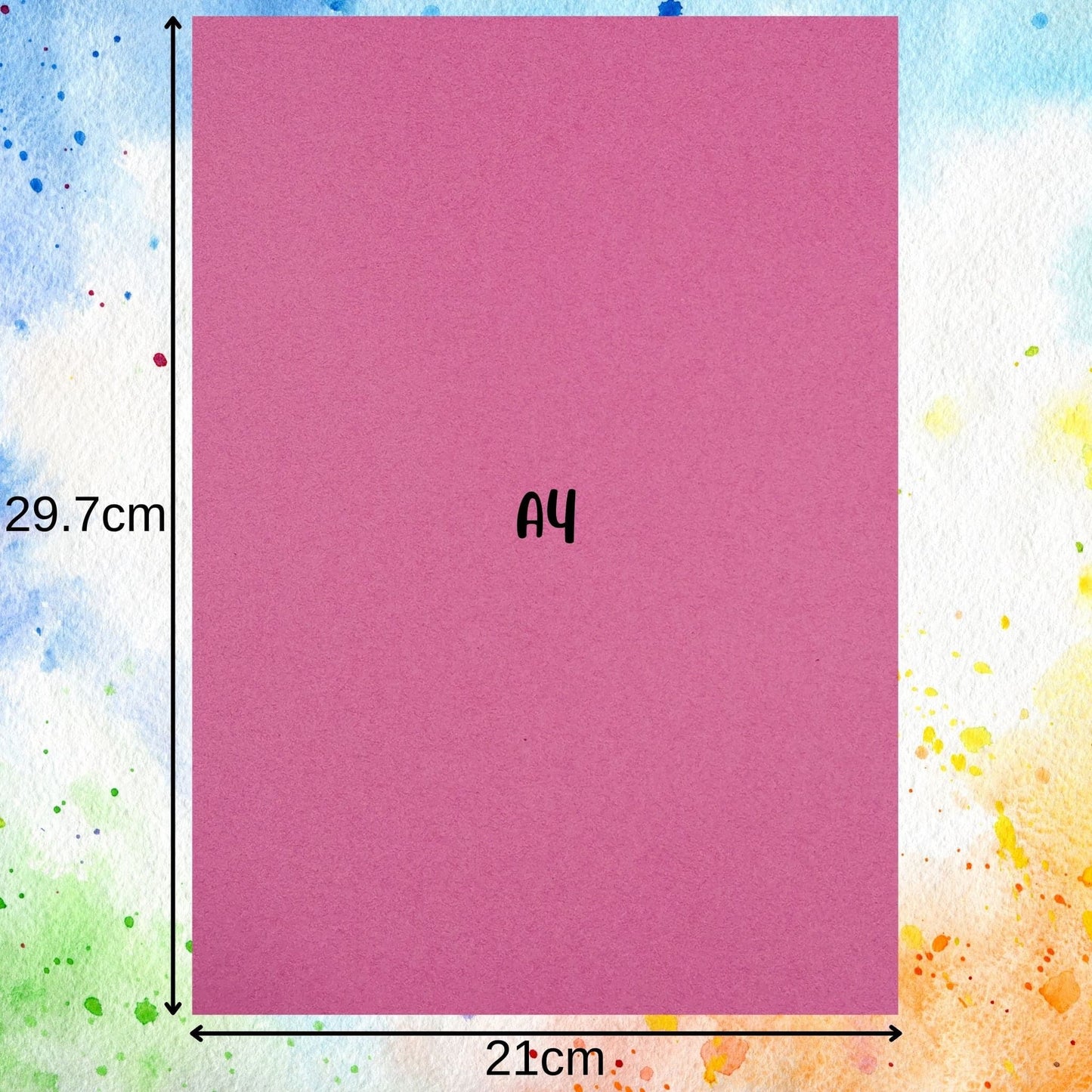 Recycled A4 Pastel Colour Sugar Paper 100gsm Choose Quantity