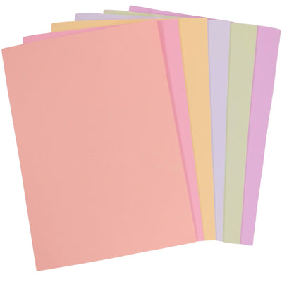 A4 Pastel Coloured 160gsm Card Pack 6 Colours 50 Assorted Sheets.