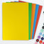 A4 Coloured Card Mix 50 Sheets 5 Colours 160gsm