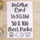 A3 Antique Card 165gsm Sheets for Drawing, Painting, Printing, Arts & Crafts.