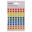 Round Circle Label Stickers 8mm Assorted Colours 350