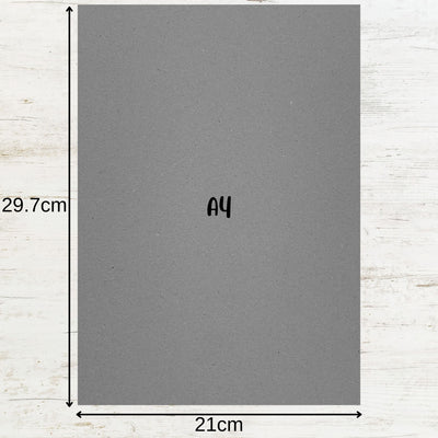 A4 Greyboard Sheets 1000 Micron Recycled Card Strong Modelling & Backing Card Choose Quantity