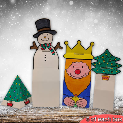 Make and Decorate Christmas Festive Gift Boxes