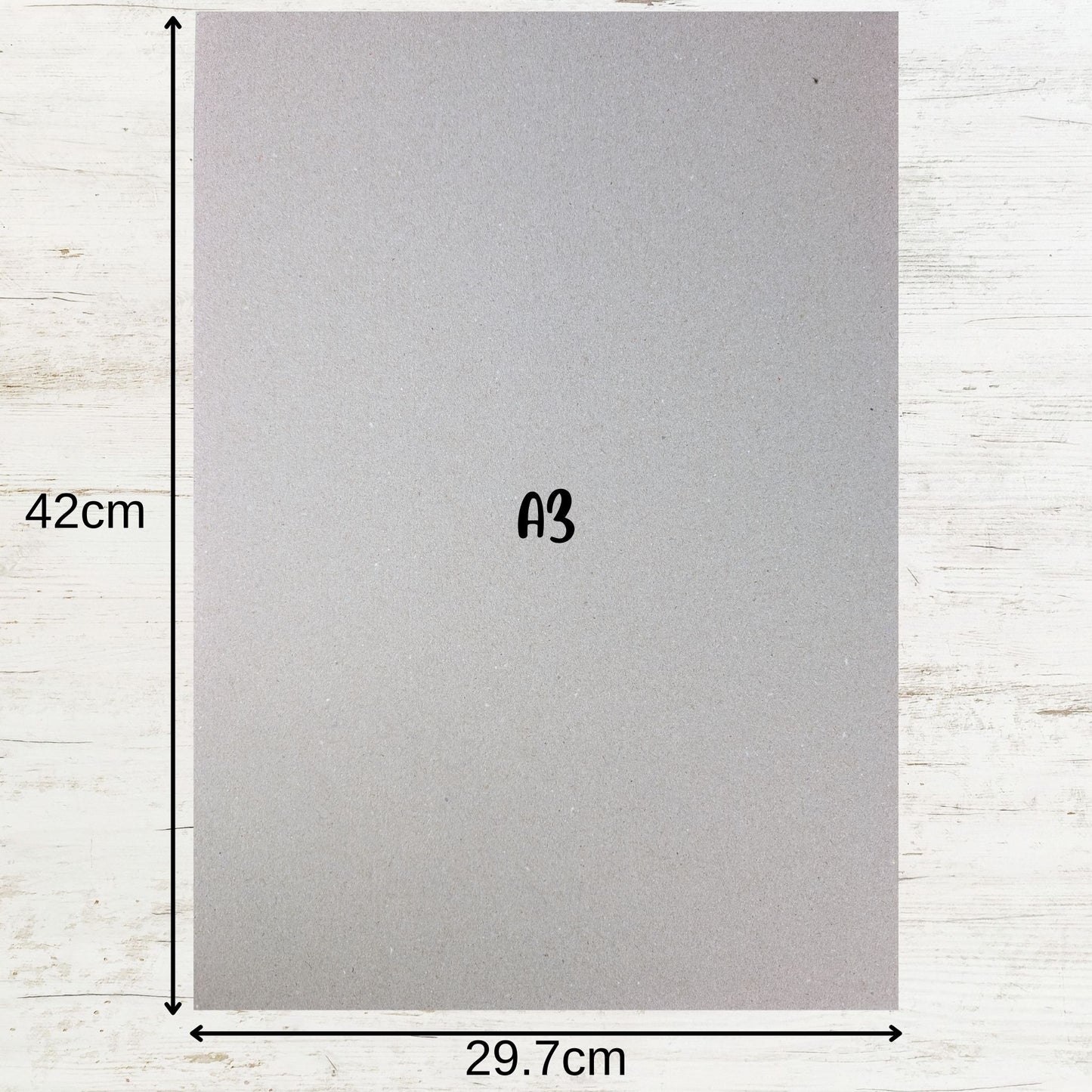 A3 Greyboard 1000 Micron Construction Board 1mm Thick