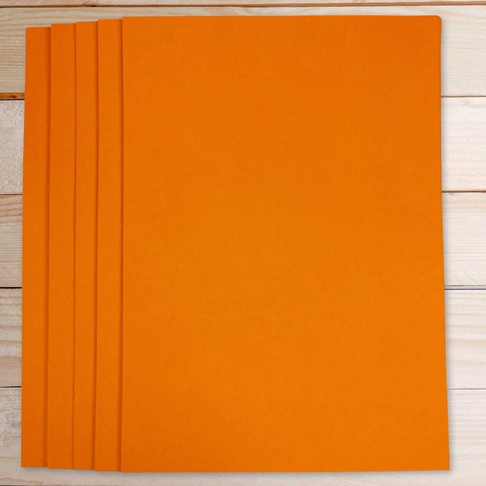 Orange Card SRA2 10 Sheets 160gsm