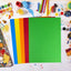 A4 Coloured Card Mix 50 Sheets 5 Colours 160gsm