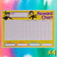 Reward Chart Set Pack of 4 Include 252 Reward Stickers