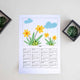 2027 A4 Calendar Blanks