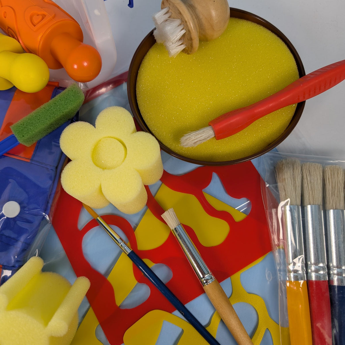 Painting Tools & Accessories Kit in Storage Box for Arts and Craft Projects
