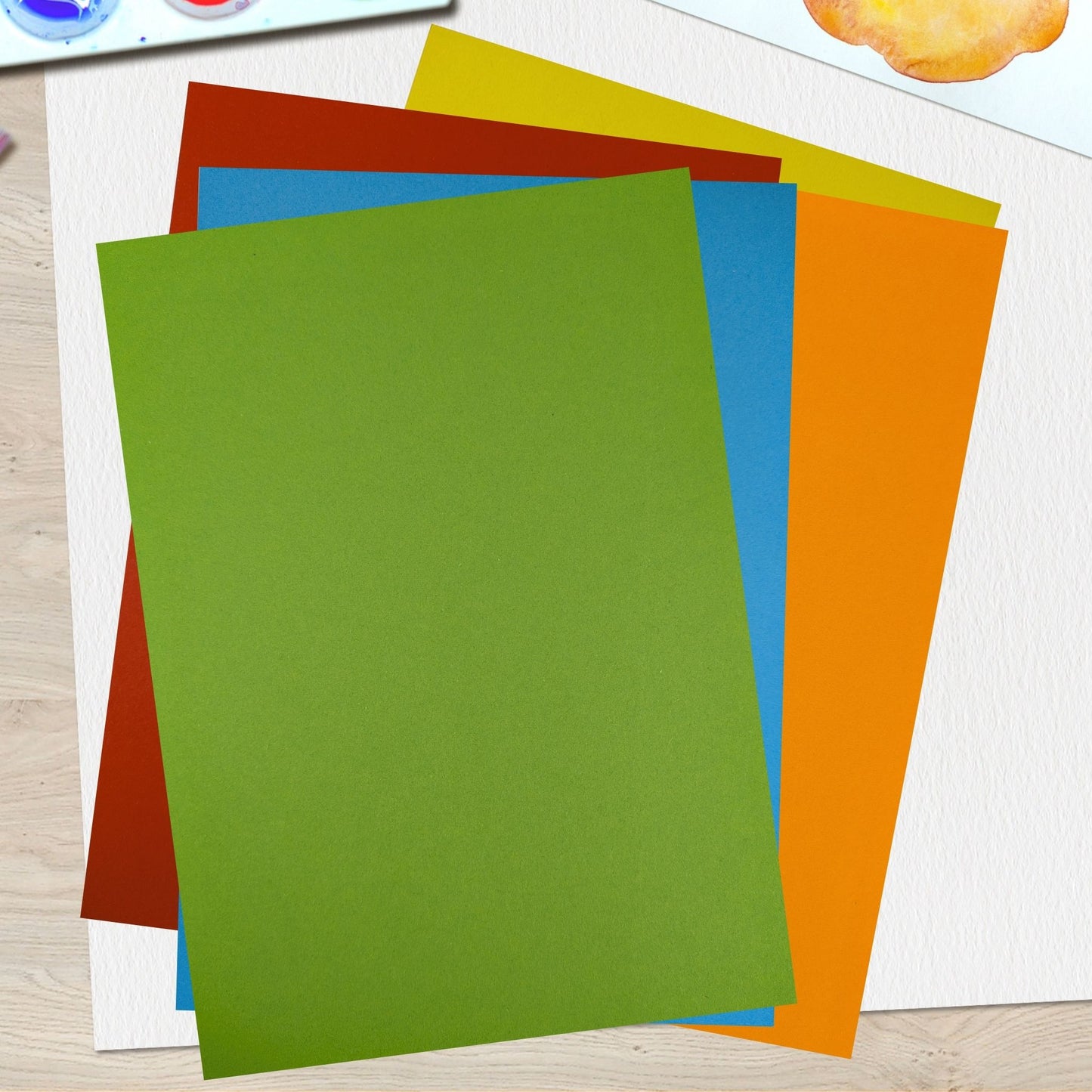 100% Recycled A4 Vivid Colour Card 180gsm Choose Quantity