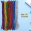 100 Tinsel Assorted Coloured Pipe Cleaners for craft - 30cm or 15cm Long Kids Craft Supplies