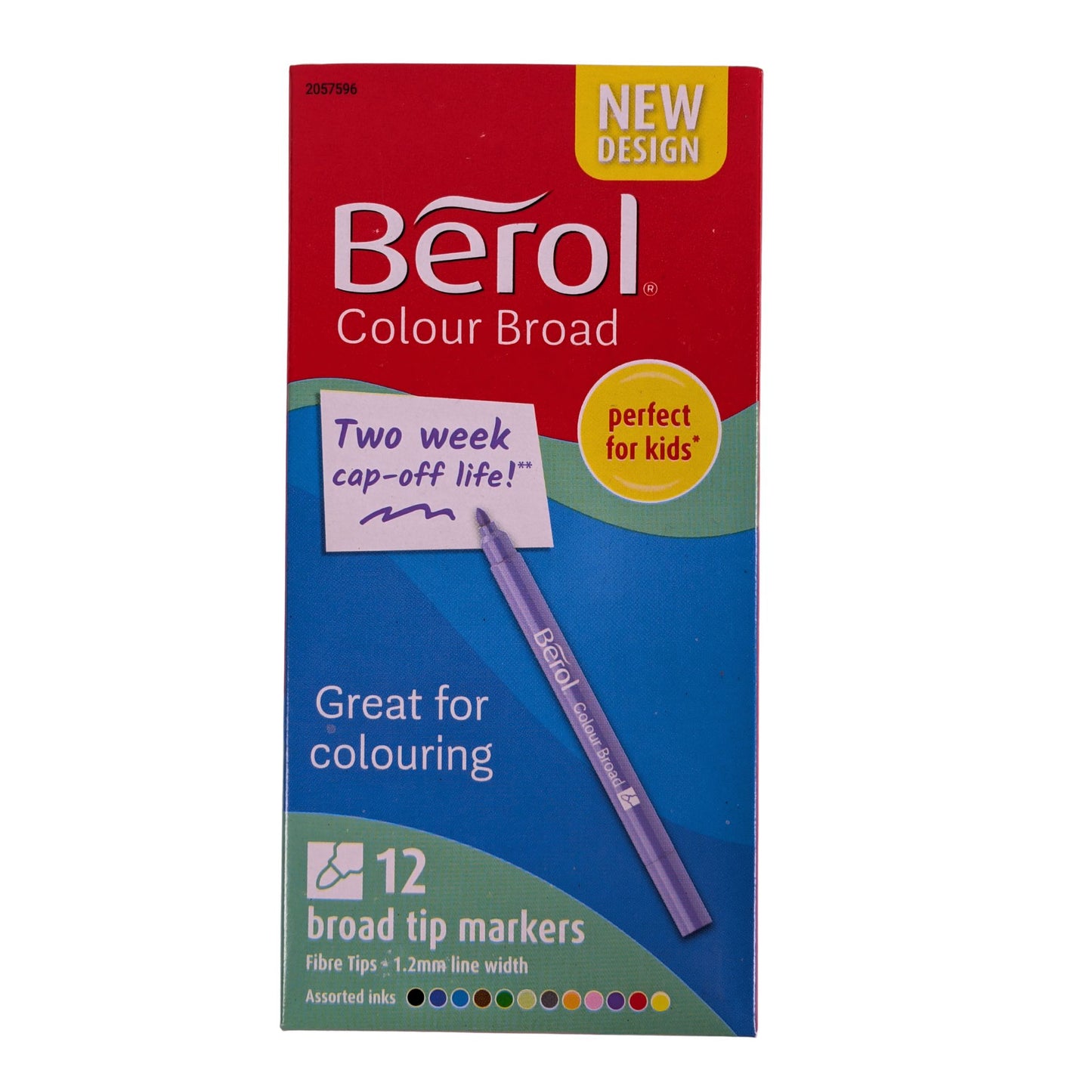 Berol Broad Felt Tips Wallet of 12