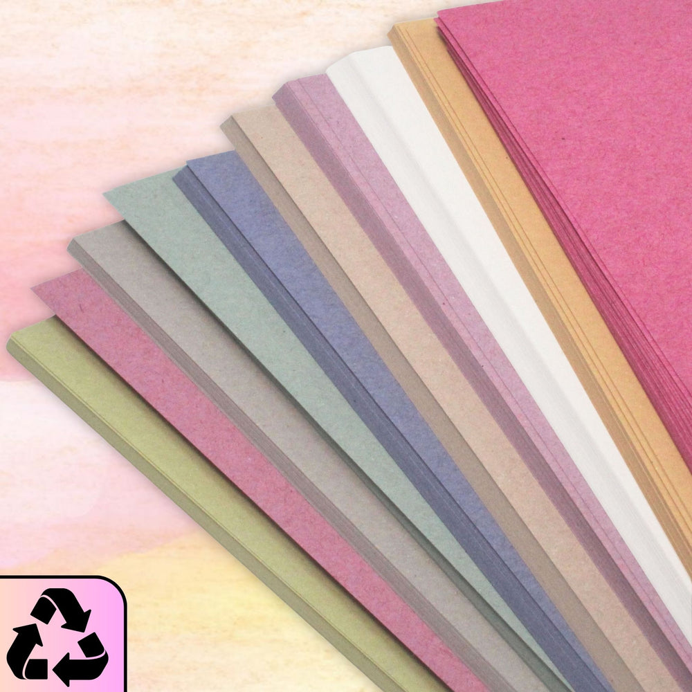 A3 Sugar Paper Pastel Colours 100gsm Drawing Craft Recycled