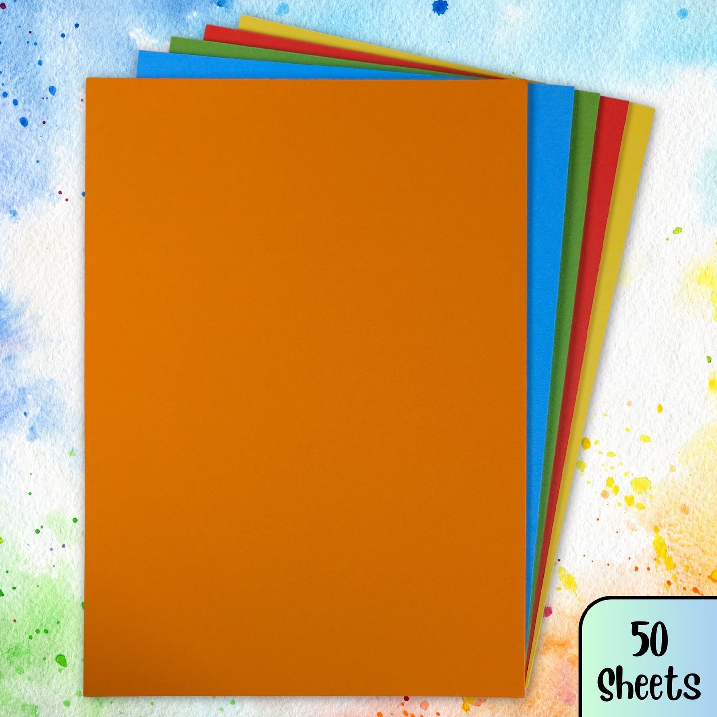 100% Recycled A4 Vivid Colour Card 180gsm Choose Quantity