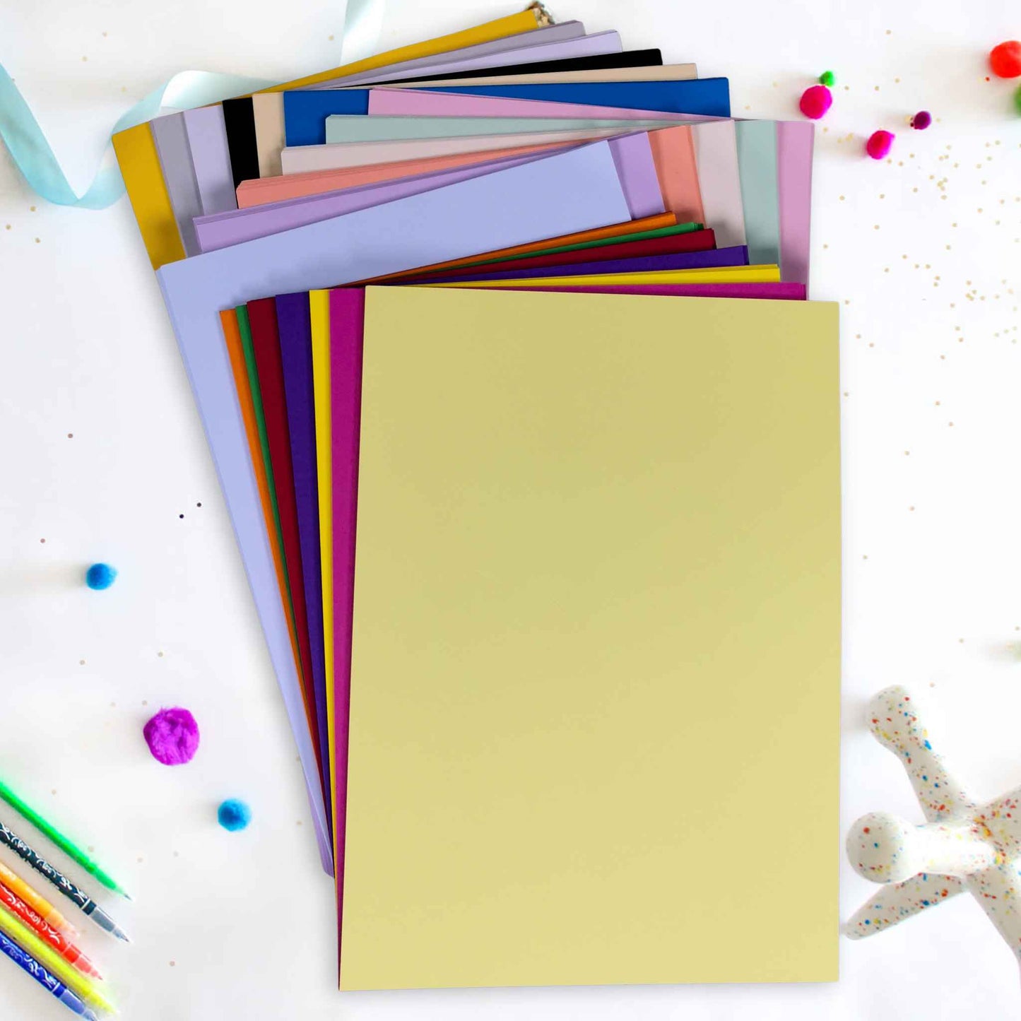 Smooth A4 Craft Card 160gsm 50 Sheets Choose Colour