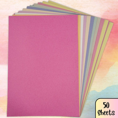 Recycled A4 Pastel Colour Sugar Paper 100gsm Choose Quantity