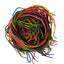 10 Thick Coloured Threading Laces 1m