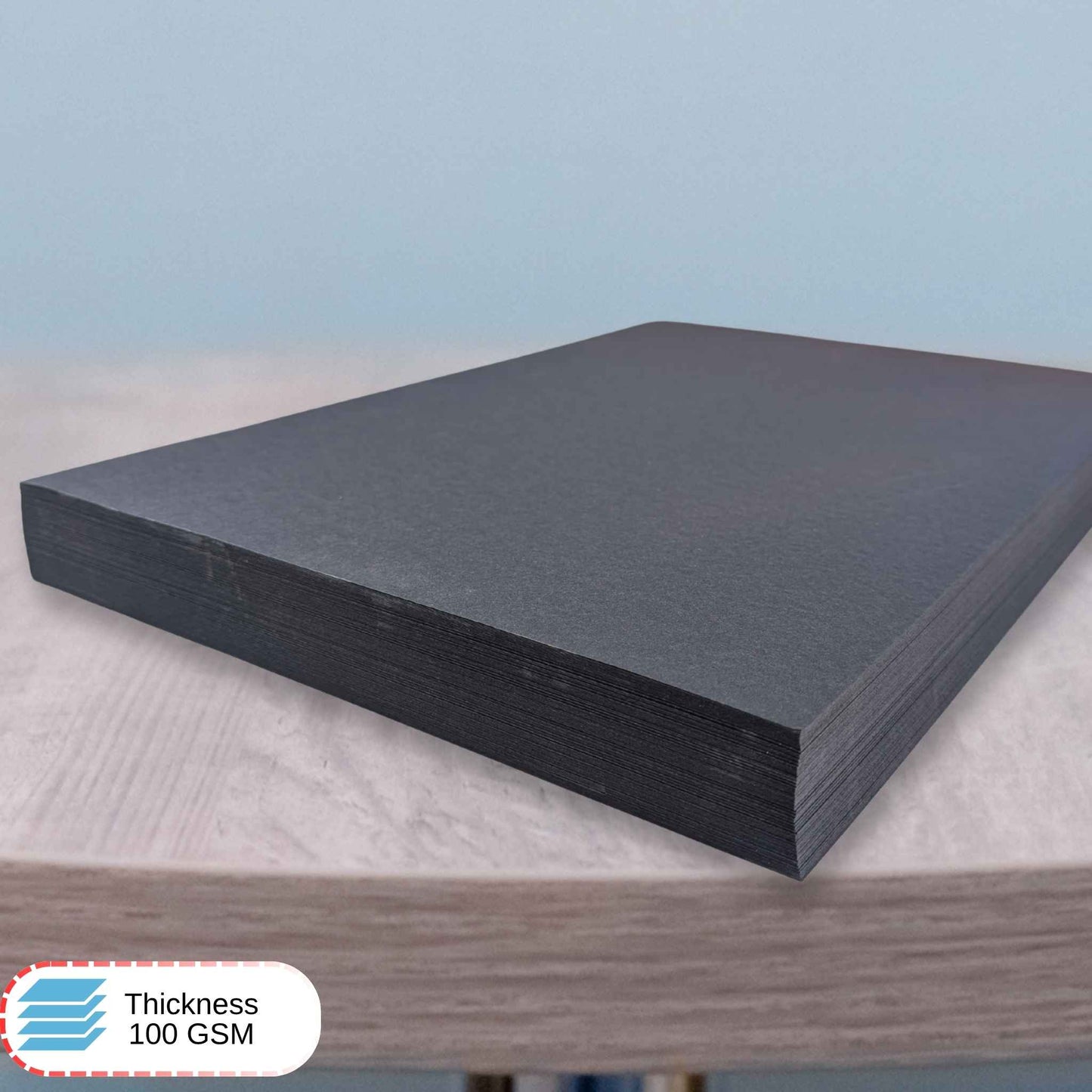 A3 Black Recycled 270 gsm Card