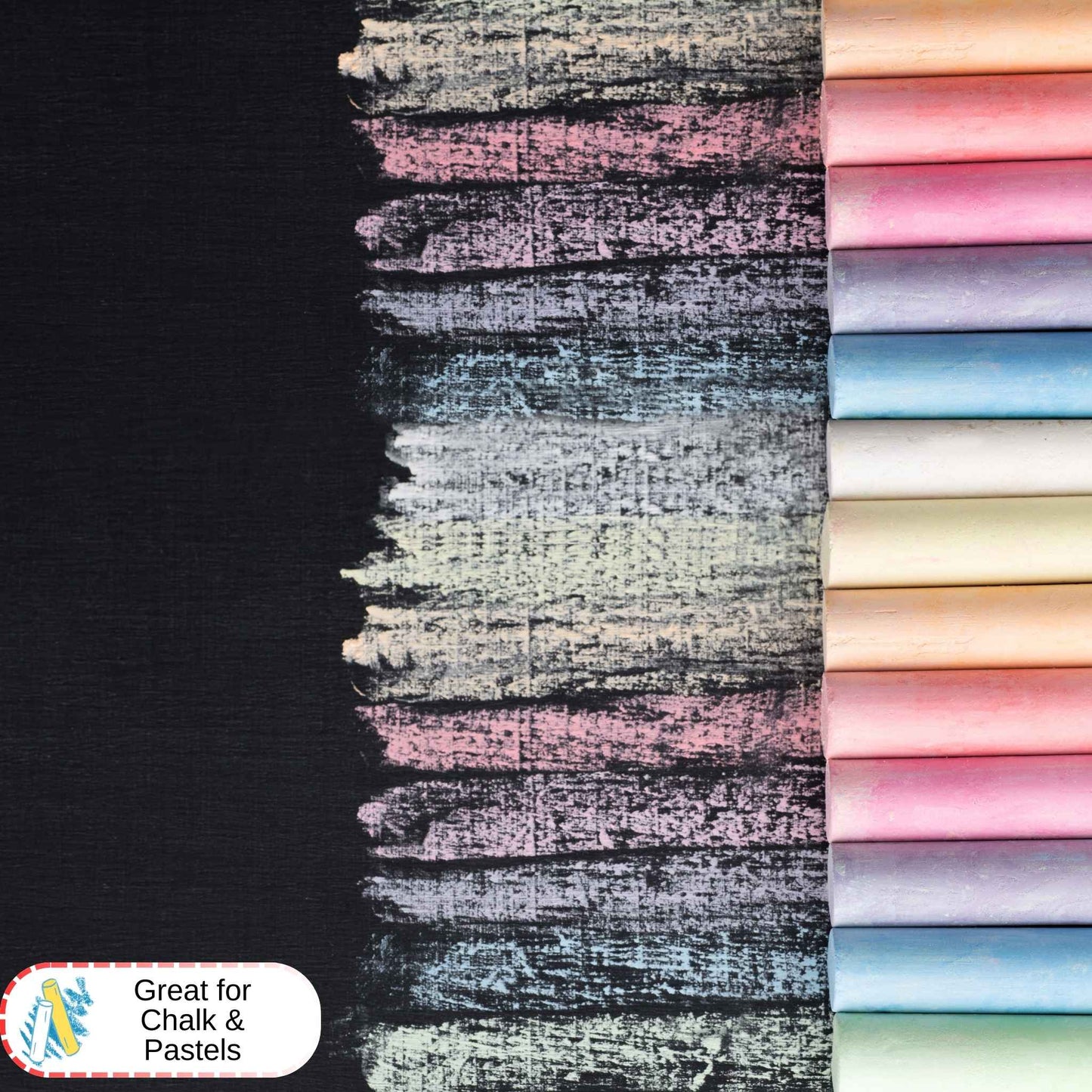 A4 100% Recycled Black Sugar Paper 100gsm