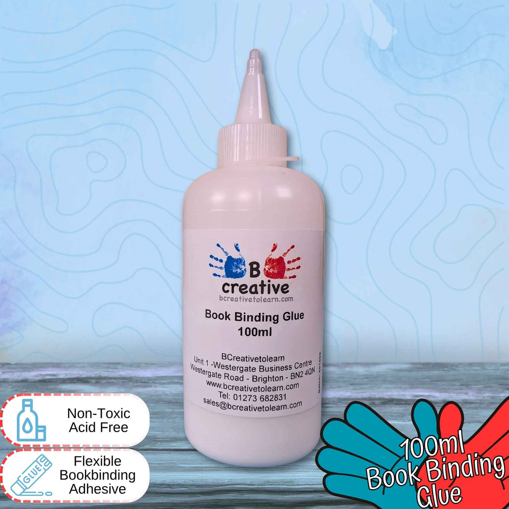 Book Binding PVA Glue 100ml – Flexible Strong Adhesive for Bookbinding, Paper & Crafts