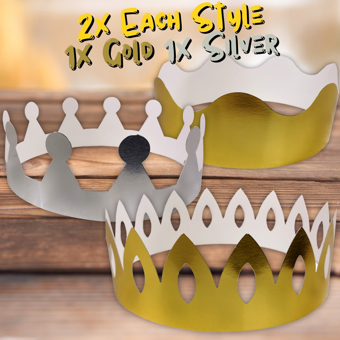 12 Ready To Make Metallic Crowns Coronation