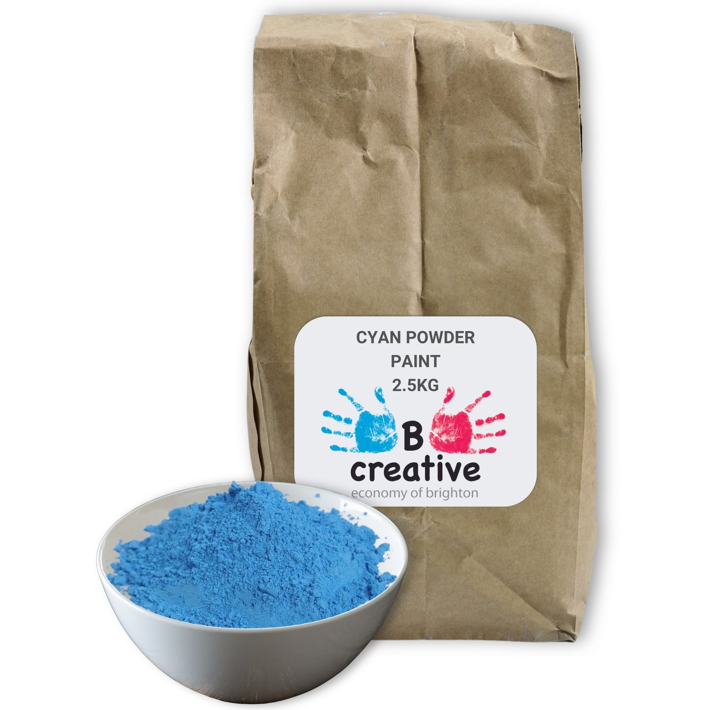 Coloured Powder Paint Bags of 2500g Non Toxic Childrens Paint Powder