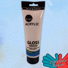 Daler Rowney Simply Acrylic Gloss Medium 250ml – Gloss Finish & Flow Enhancer