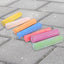 Giant Coloured Sidewalk Chalks Pack of 20 Plastic Tub