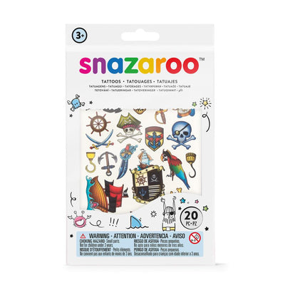 Snazaroo Adventure Temporary Tattoos - Set of 20