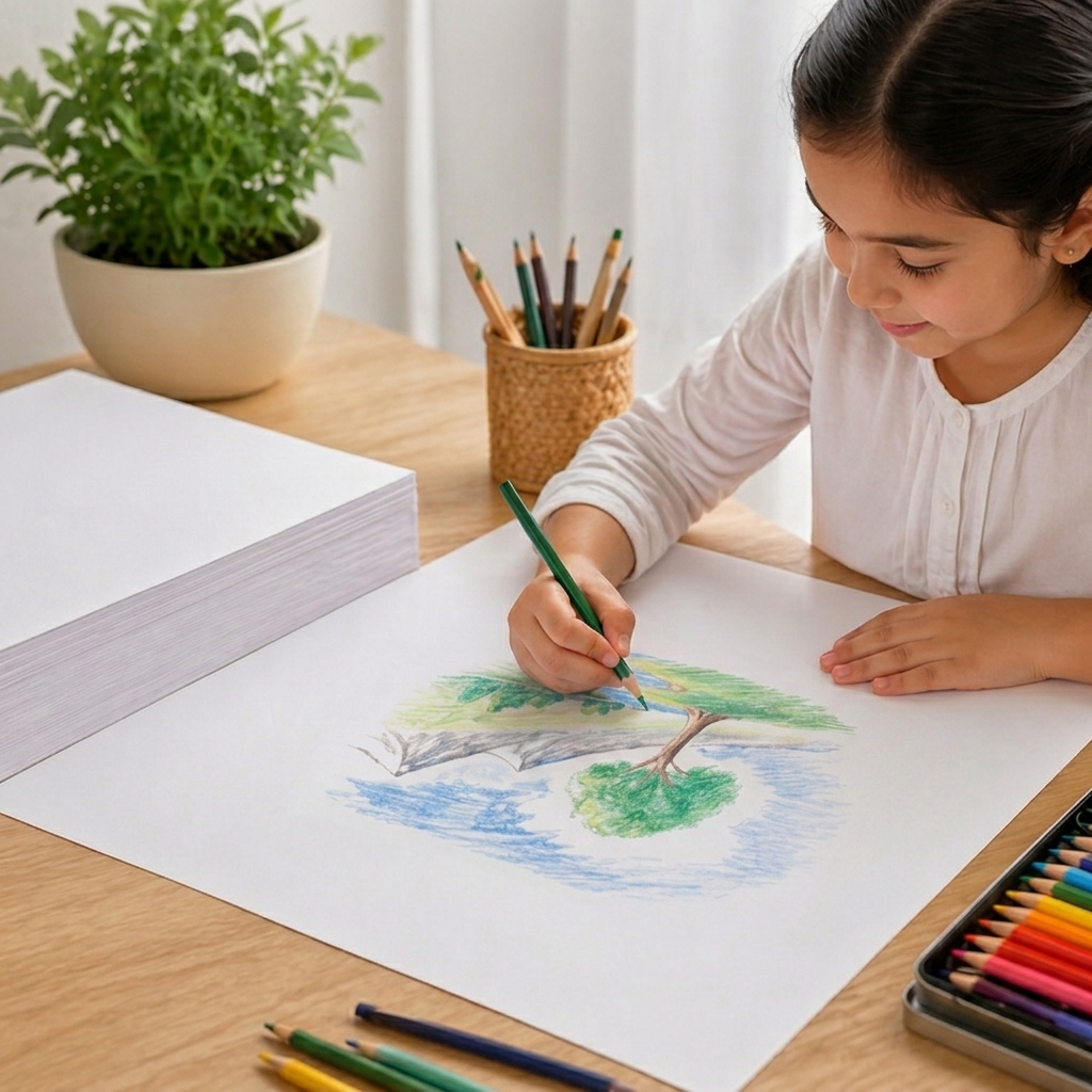 100% Recycled A2 Cartridge Paper 140gsm Choose Quantity